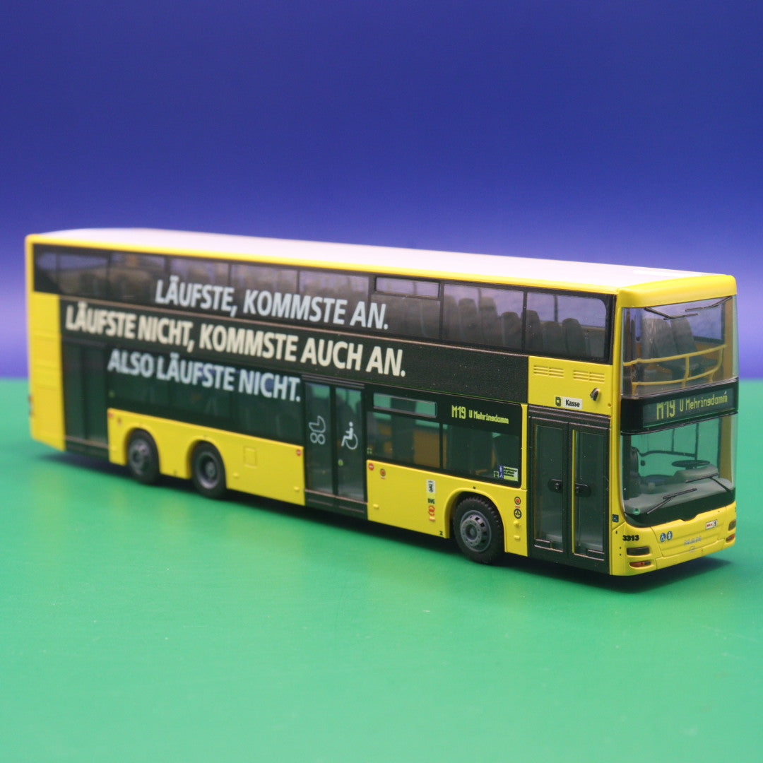 MAN Lions City DL07 - BVG Berlin - Läufste, kommste an - Modellbus Rietze 67799