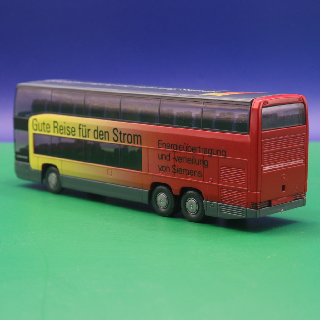 Mercedes Benz O 404 DD - Siemens Energieübertragung - Gebraucht, Ohne OVP - Modellbus Wiking