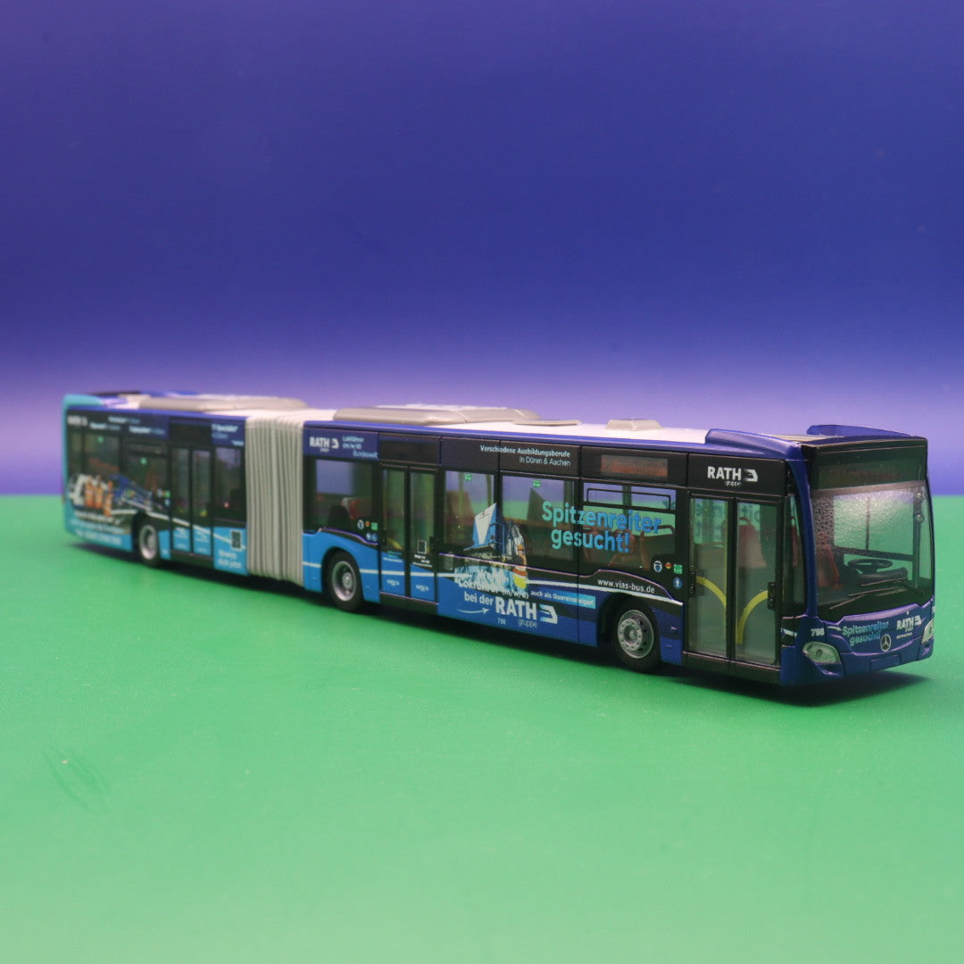 Citaro C2 G, 12 VIAS Rath Gruppe, Spitzenreiter gesucht Schienenersatzverkehr Modellbus Rietze 69308