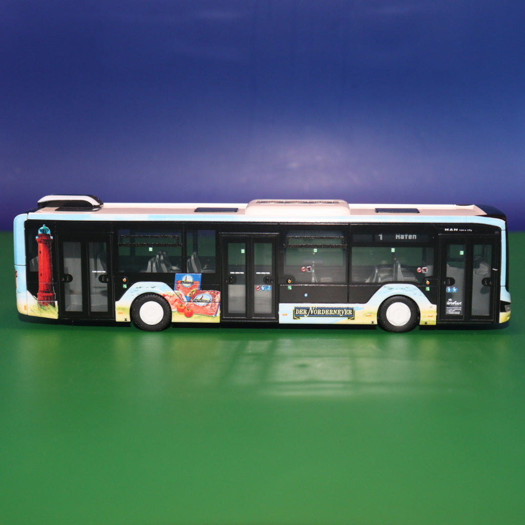 MAN New Lions City 12 - Der Norderneyer - Inselbus Norderney - Modellbus Rietze 75400