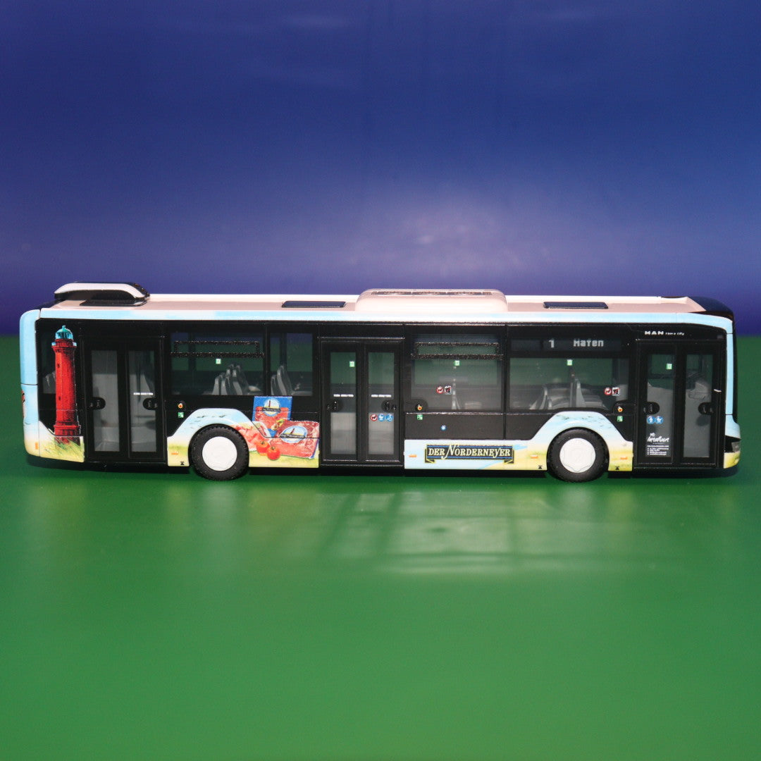 MAN New Lions City 12 - Der Norderneyer - Inselbus Norderney - Modellbus Rietze 75400
