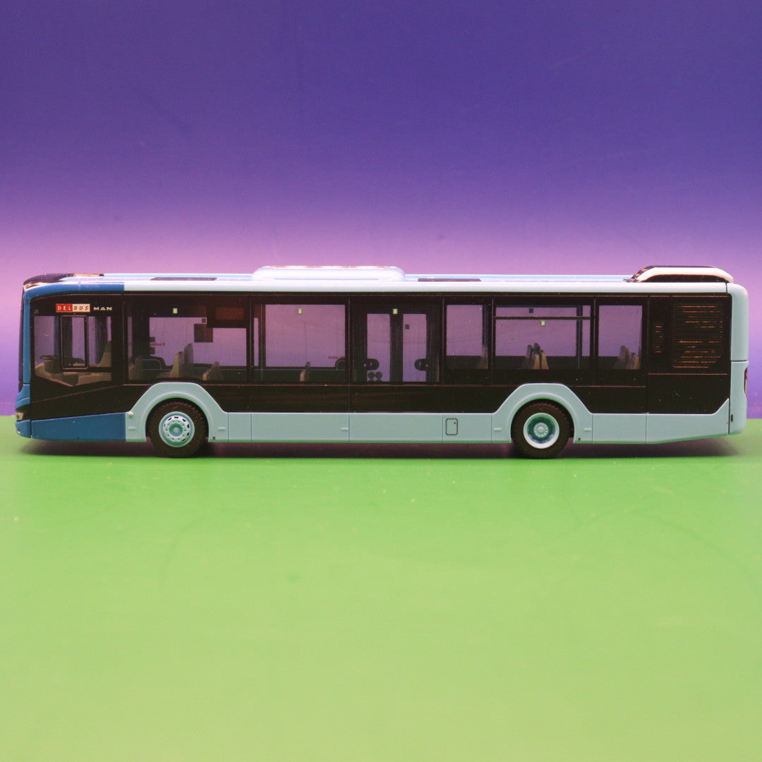MAN New Lions City 12 - Delbus Delmenhorst - Linie 207 Schwalbenflucht - Modellbus Rietze 75320 (OVP BESCHÄDIGT)