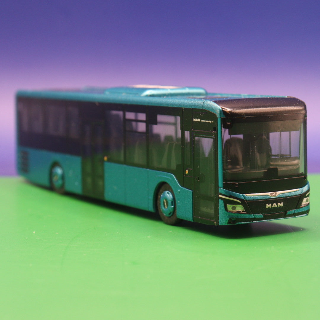 MAN Lions City LE - Vorführdesign - Modellbus Rietze 74752 (OVP BESCHÄDIGT)