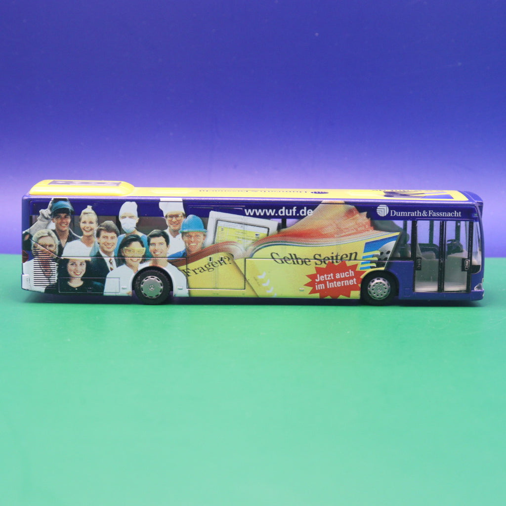 Mercedes Benz O530 Citaro - Dumrath & Fassnacht - Gelbe Seiten - Gebraucht, Ohne OVP - Modellbus Rietze