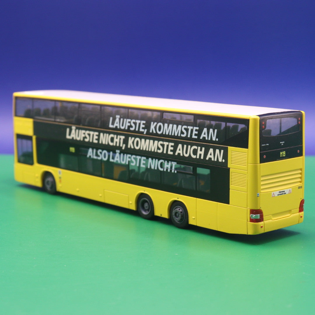 MAN Lions City DL07 - BVG Berlin - Läufste, kommste an - Modellbus Rietze 67799