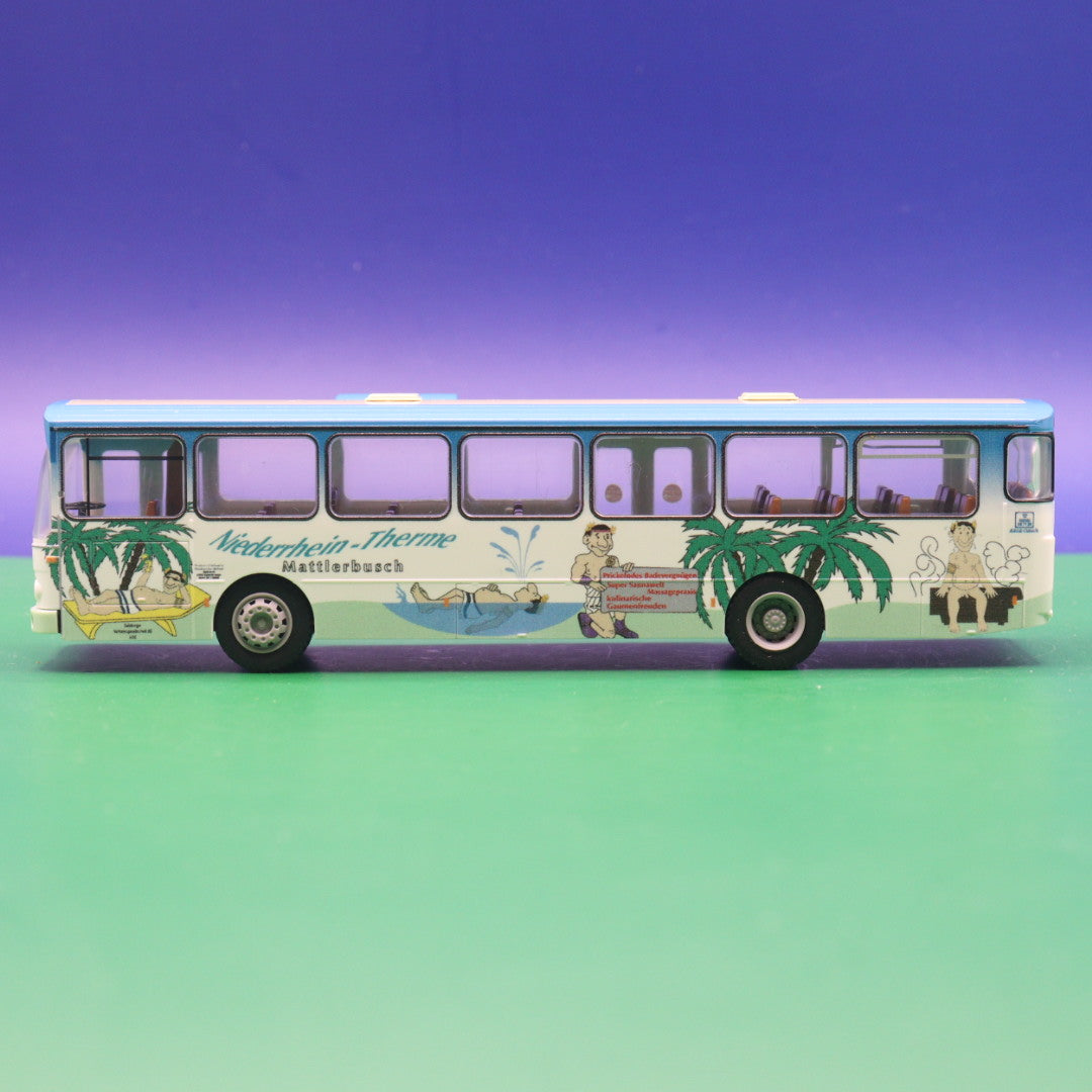 Mercedes Benz O305 - DVG Duisburg - Niederrheintherme - Modellbus Rietze 74315