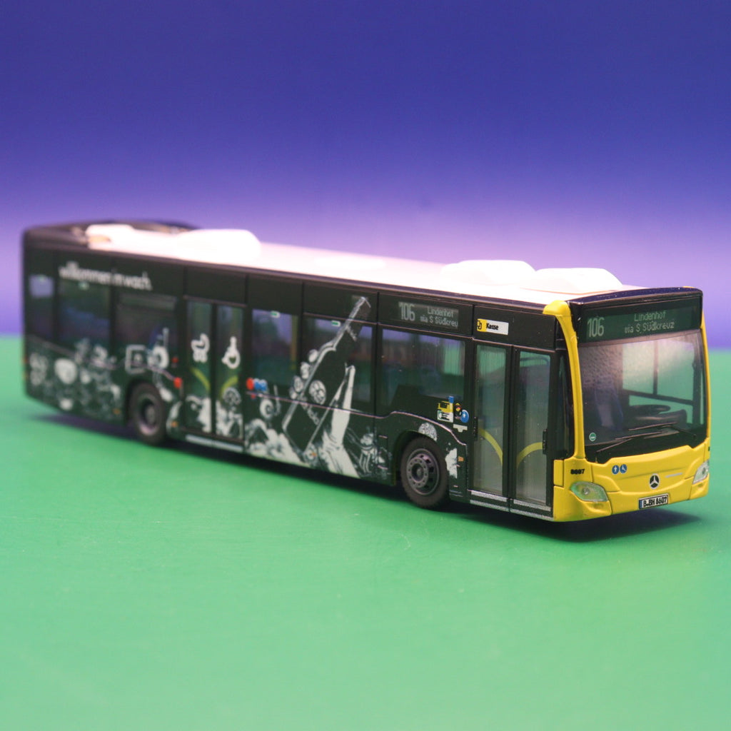 Mercedes Benz Citaro C2 - Omnibusgesellschaft Hartmann (BVG Berlin) - Fritz Kola - Linie 106 Lindenhof via S Südkreuz - LIMITIERTE AUFLAGE 150 Stück - Modellbus Rietze 73459