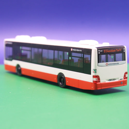 MAN Lions City - Hochbahn Hamburg - 3 Türer - Linie 8 METROBUS S POPPENBÜTTEL - Erscheinungsjahr 2013 - Modellbus Rietze