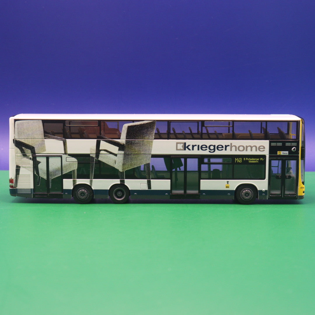 MAN DL07 - BVG Berlin - Krieger Home - Linie M48 S Potsdamer Pl, Vossstr - Modellbus Rietze