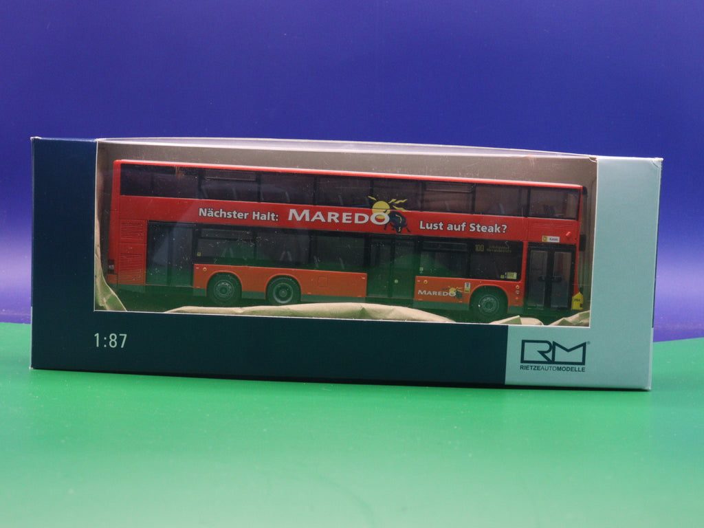 MAN Lions City DL 07 - BVG Berlin - Maredo Steak -  Modellbus Rietze 67310(Erscheinungsjahr: 12/2007)