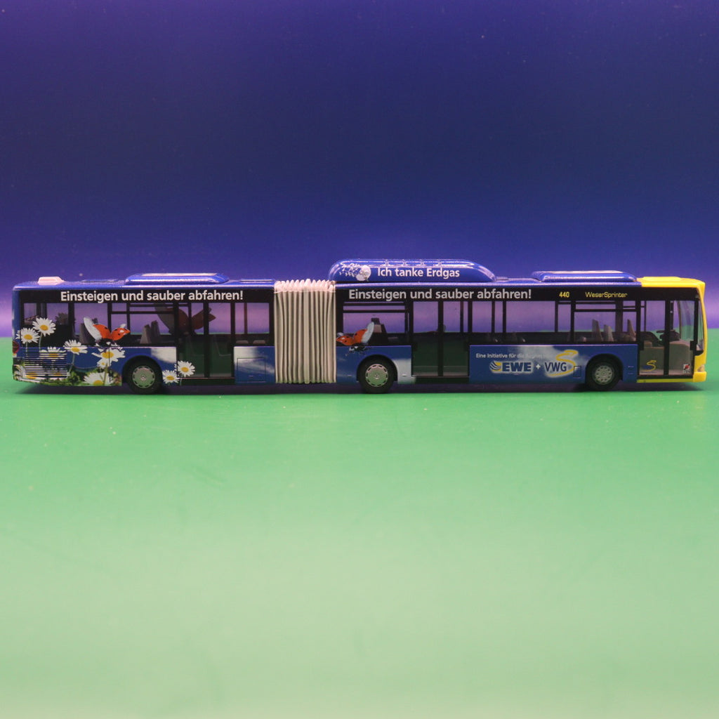 Mercedes Benz O530 Citaro G CNG - EWE + VWG - Ich tanke Erdgas - Modellbus Rietze