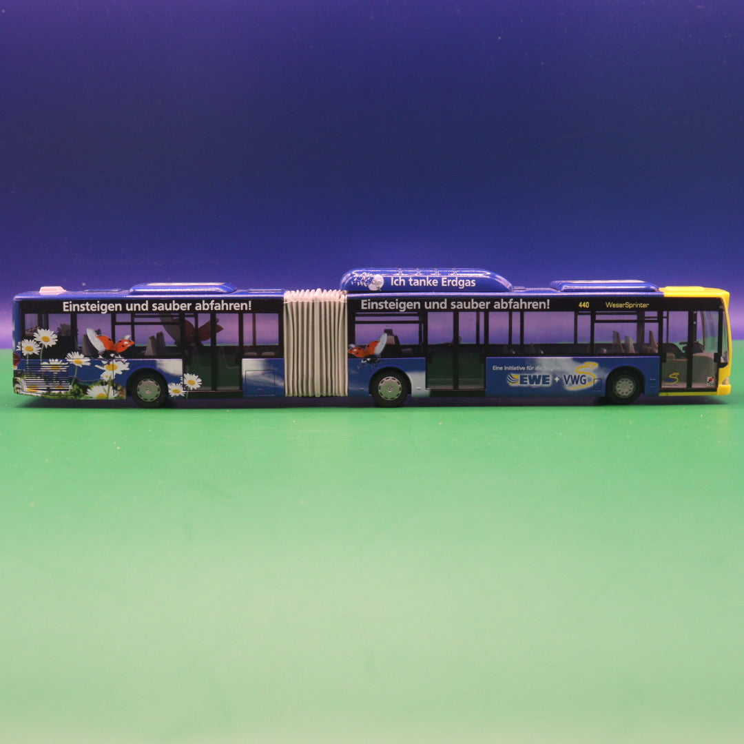 Mercedes Benz O530 Citaro G CNG - EWE + VWG - Ich tanke Erdgas - Modellbus Rietze