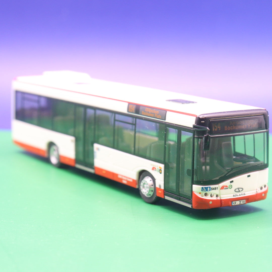 Solaris Urbino 12 - SWK Krefeld - GEBRAUCHT OHNE OVP - Linie 054 KR Bochum Bockumer Platz - Modellbus VK Modelle