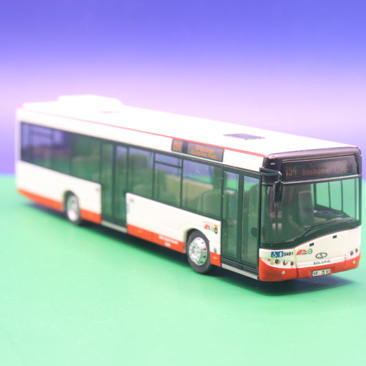 Solaris Urbino 12 - SWK Krefeld - GEBRAUCHT OHNE OVP - Linie 054 KR Bochum Bockumer Platz - Modellbus VK Modelle