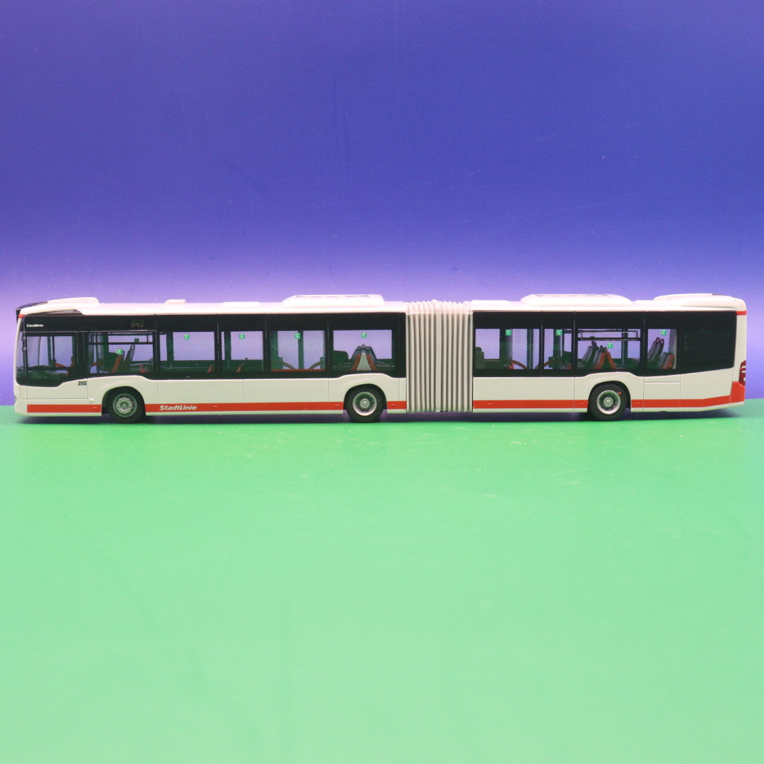 Mercedes Benz Citaro C2 G - Stadtwerke Neuss - Stadtlinie 843 Neusserfurth - Modellbus Rietze 69526