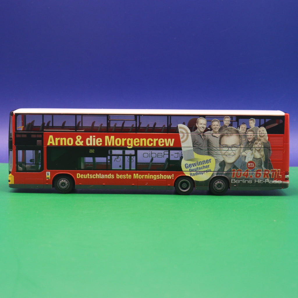 MAN DL07 - BVG Berlin - RTL Radio - Linie 282 Mariendorf Dardanellenweg - Modellbus Rietze 67767