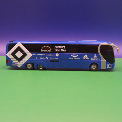 MAN Lions Coach L - HSV Mannschaftsbus 2010/2011 - Hamburg fährt MAN - Modellbus Rietze 65524