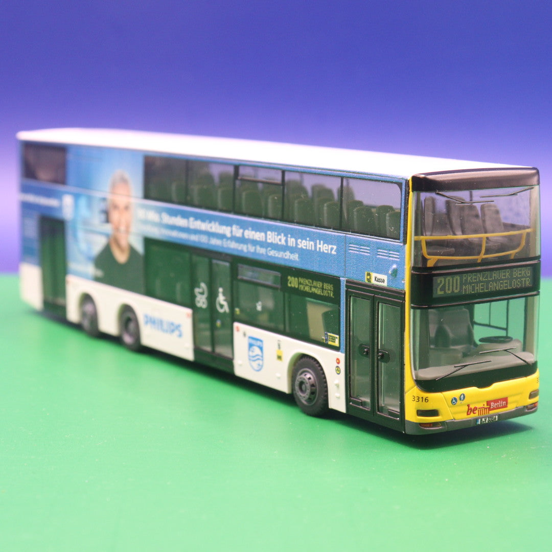 MAN Lions City A 39 DL 07 - BVG Berlin - Philipps - Modellbus Rietze 67770