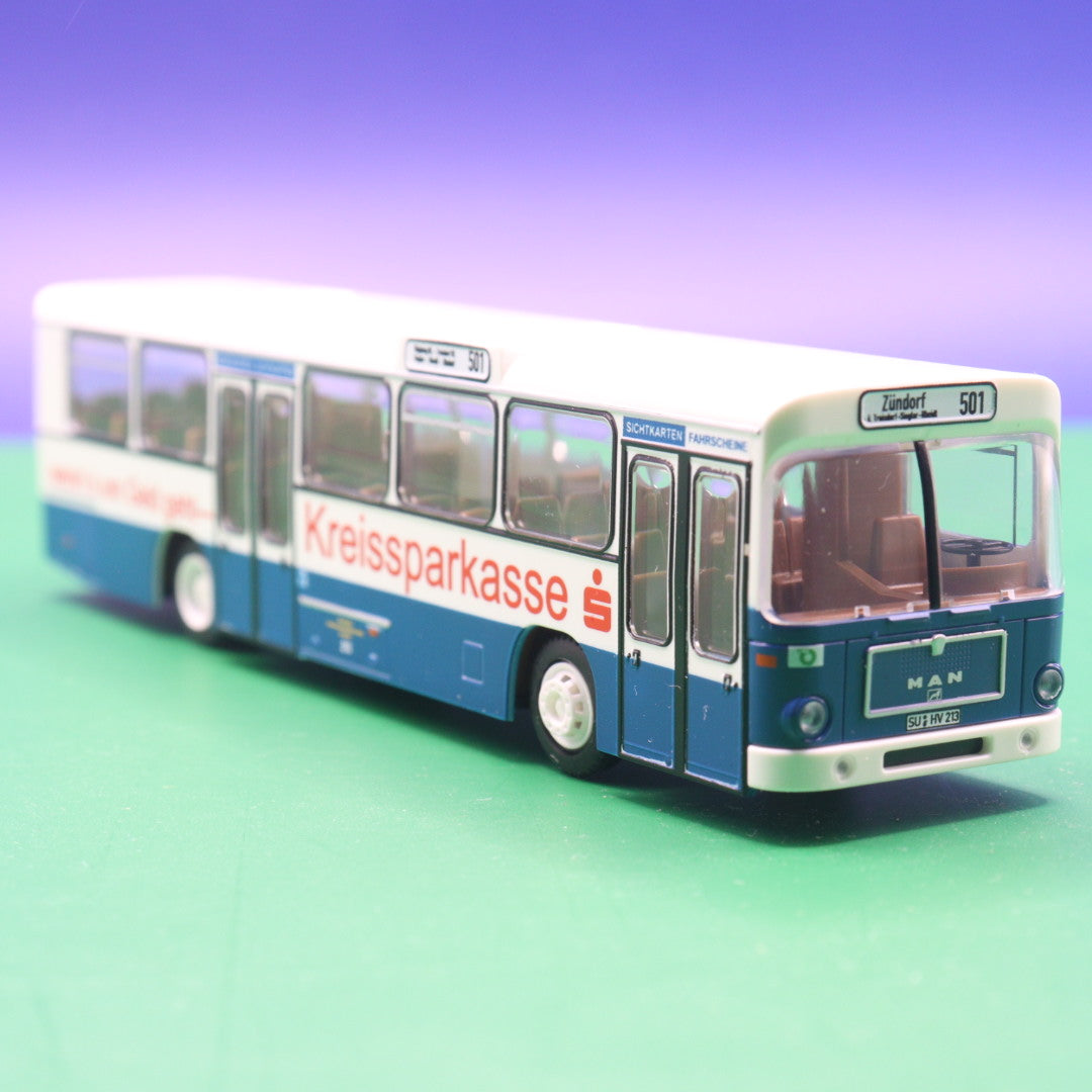 MAN SL 200 - RSVG Troisdorf - Kreissparkasse - Linie Linie 501 Siegburg Bf - Modellbus Rietze 72359-1
