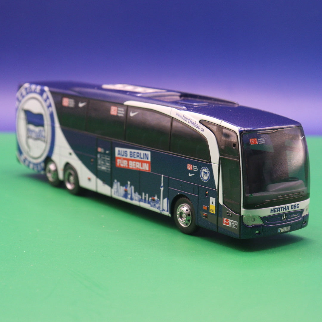 Mercedes Benz Travego M - BVG Berlin - Hertha BSC - Ohne Spiegel - Modellbus Rietze