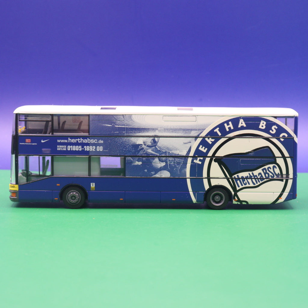 MAN DN95 - BVG Berlin - Hertha BSC Mannschaftsbus - Modellbus Rietze 67501