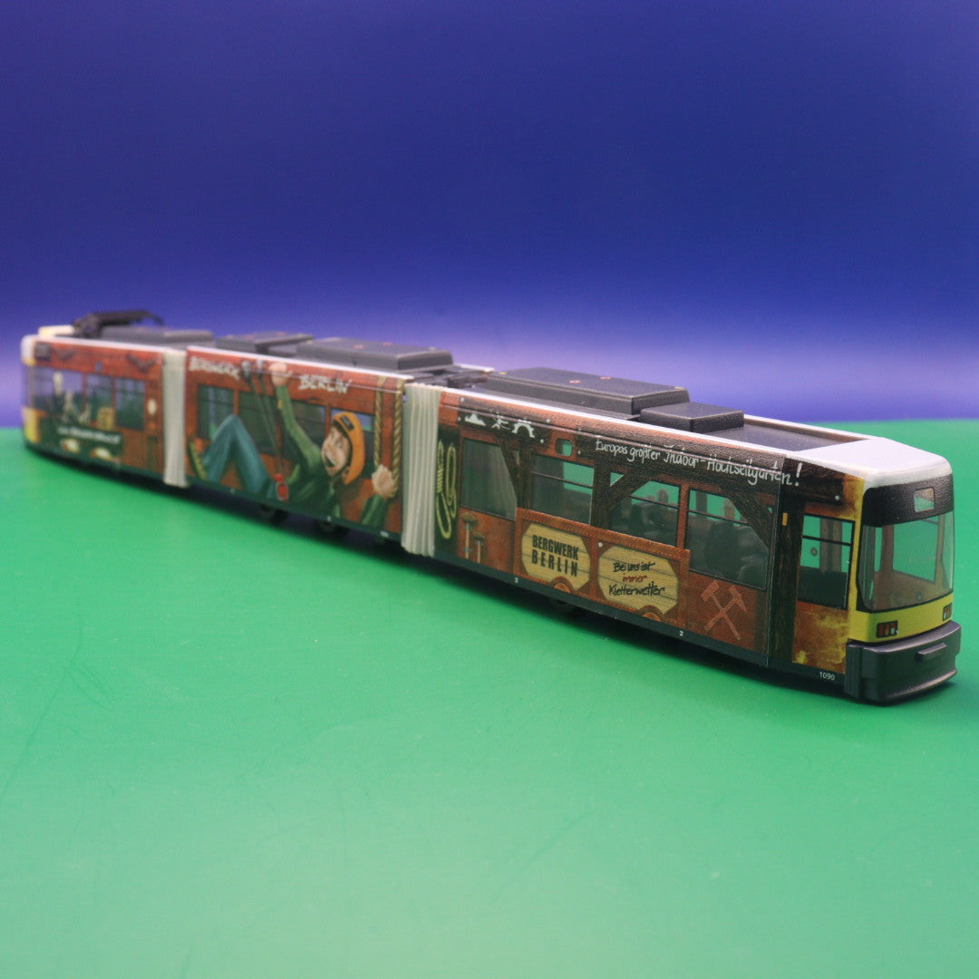 Adtranz GT6 - BVG Berlin - Bergwerk Berlin - Wagen 1090 - Modellbahn Rietze STRA01006