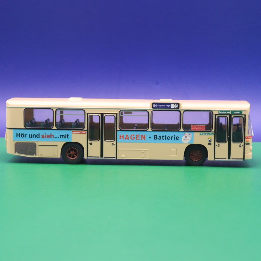 Büssing BS 110 V SL - BVG Berlin - Hagen Batterie - Linie 9E Flughafen Tegel - Modellbus Rietze