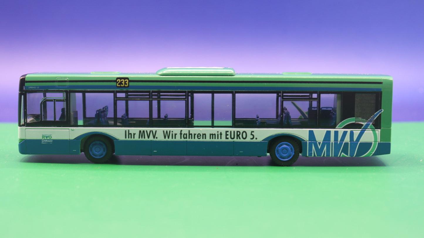 Solaris Urbino 12 - MVV München - Wir fahren mit Euro 5 - Modellbus Rietze 65925 (Erscheinungsjahr: 06/2008)