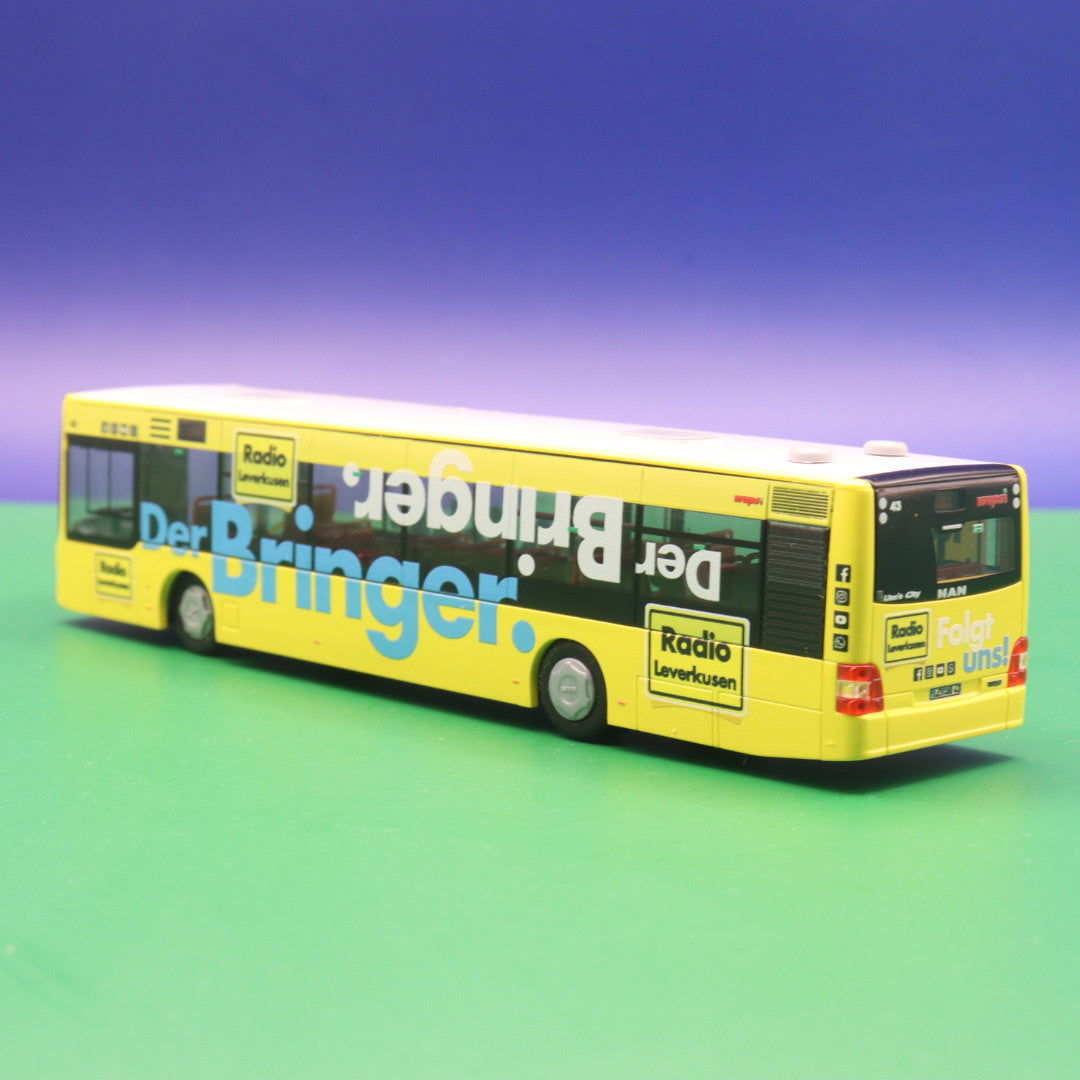 MAN Lions City 12 - Radio Leverkusen - Wupsi Leverkusen - Modellbus Rietze 73929