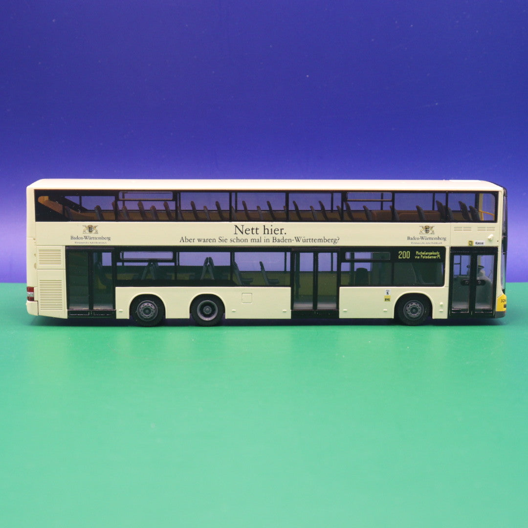MAN Lions City DL - BVG Berlin - Nett hier aber waren Sie schon mal in Baden Württemberg - Modellbus Rietze 67737