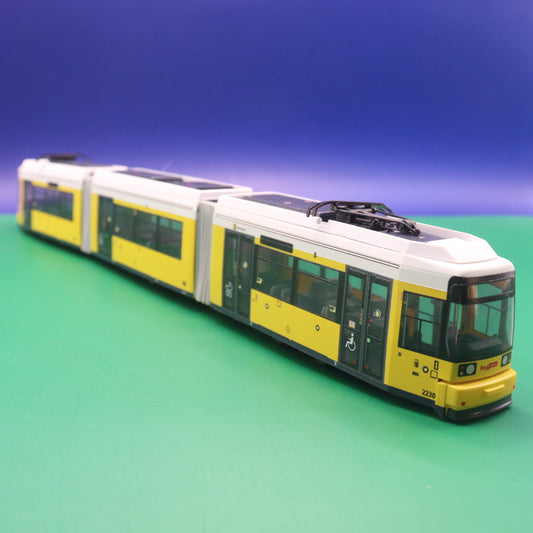 Adtranz GT6 - BVG Berlin Wagen 2230 - Straßenbahn Tram Modell Rietze STRA01069