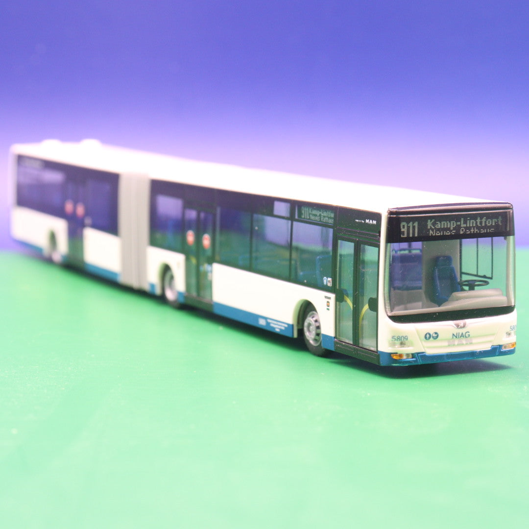 MAN Lions City G - NIAG Moers - GEBRAUCHT OHNE OVP OHNE ZURÜSTTEILE - Modellbus Rietze