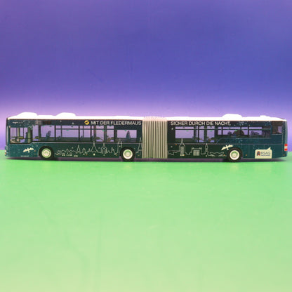 MAN Lions City 18 - RSAG Rostock - Mit der Fledermaus sicher durch die Nacht - Linie F1 Riekdahl - Modellbus Rietze Gebrauchtmodell - Auflage 300 Stück