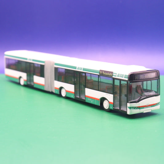 Solaris Urbino 18 - MVB Magdeburger Verkehrsbetriebe - Linie 52 Porsestraße - Modellbus Rietze 66831