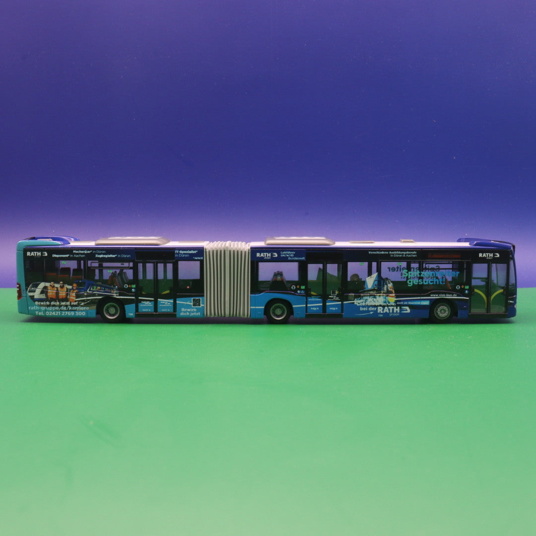 Citaro C2 G, 12 VIAS Rath Gruppe, Spitzenreiter gesucht Schienenersatzverkehr Modellbus Rietze 69308