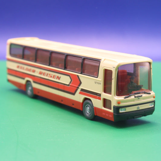 Mercedes Benz O 303 RHD - Kelder Reisen - Gebraucht, Ohne OVP - Modellbus Wiking