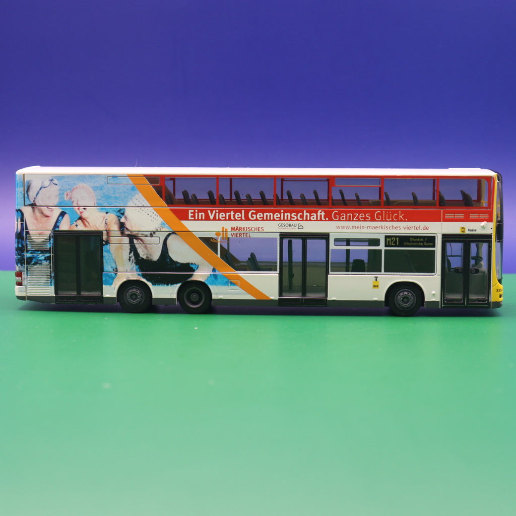 MAN Lions City DL07 - BVG Berlin - Märkisches Viertel - Modellbus Rietze Limitiert