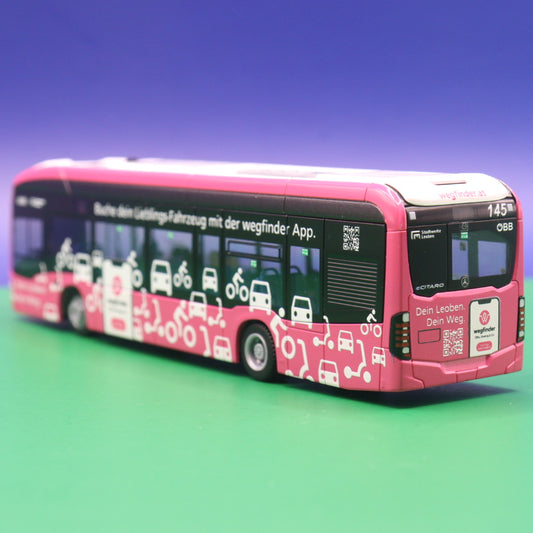 Mercedes Benz eCitaro - Stadtwerke Leoben - Wegfinder App - Österreich (AT) - Modellbus Rietze 75612