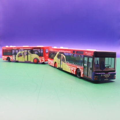 MAN Lions Göppel - Kreissparkasse Ludwigsburg - Der schnellste Weg zum Führerschein - Linie 432 Ludwigsburg - Modellbus Rietze 66015