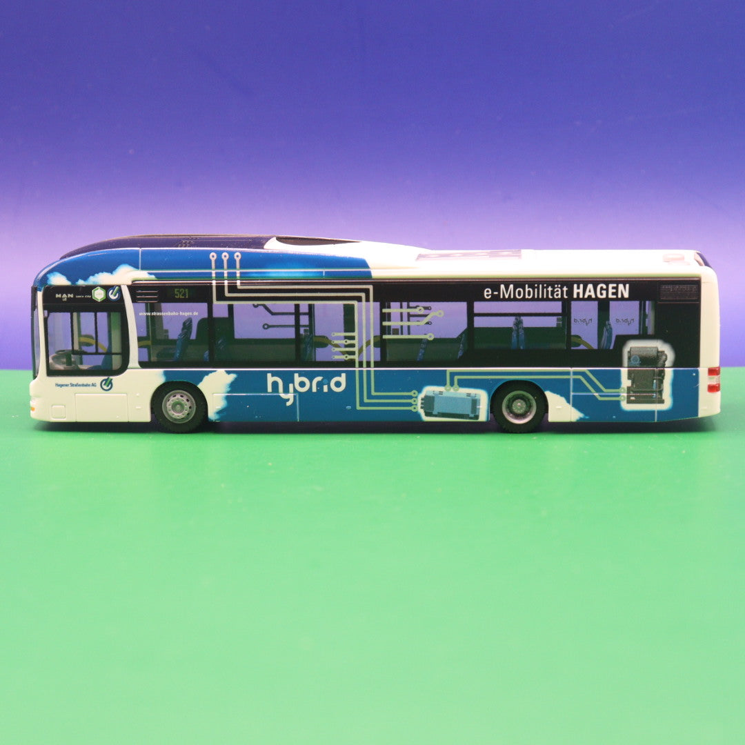 MAN Lions City Hybrid - Hagener Straßenbahn - Modellbus Rietze 67610