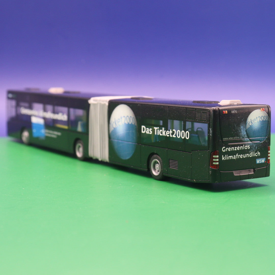 Mercedes Benz O530 Citaro Facelift G - WSW Wuppertal - Das Ticket 2000 - Modellbus Rietze OHNE SPIEGEL
