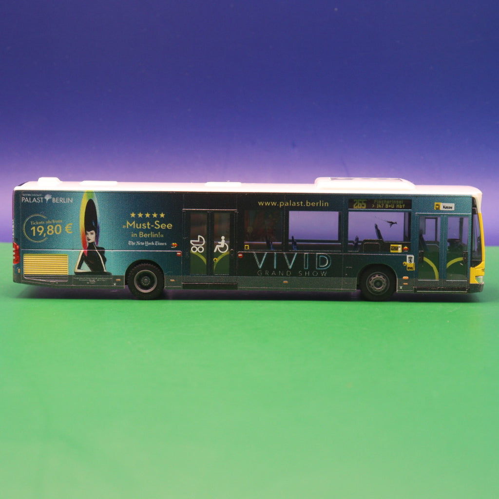 Mercedes Benz O530 Citaro Facelift E4 - BVG Berlin - Friedrichstadtpalast - Linie 265 Fischerinsel > 147 S+U Hbf - LIMITIERTE AUFLAGE 150 Stück - Modellbus Rietze 66899
