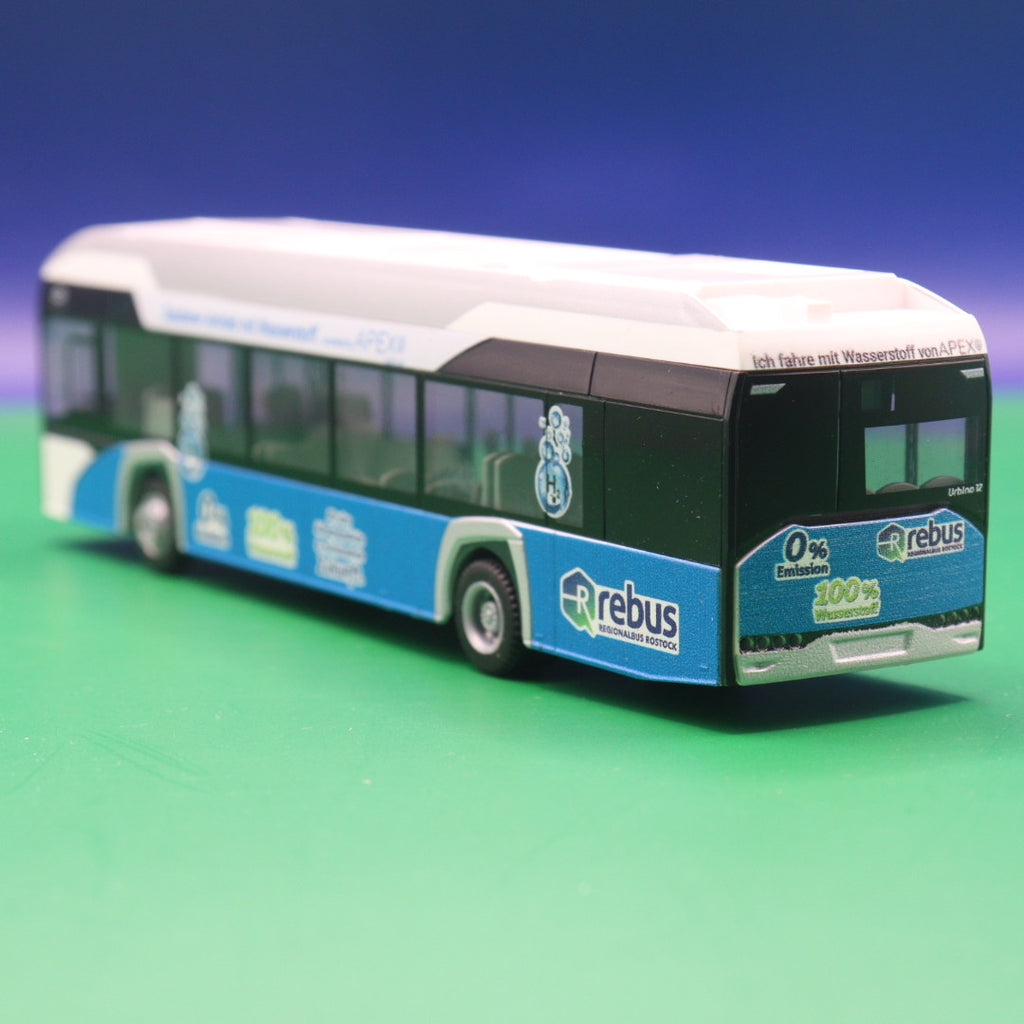 Solaris Urbino 12 - Rebus Rostock - Sauberer Antrieb mit Wasserstoff - Modellbus Rietze 77009