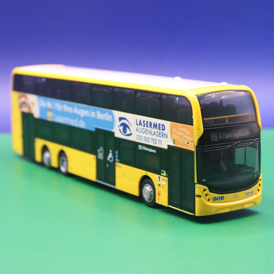 Alexander Dennis Enviro 500 - BVG Berlin - Lasermed Augenlasern - Modellbus Rietze 78029