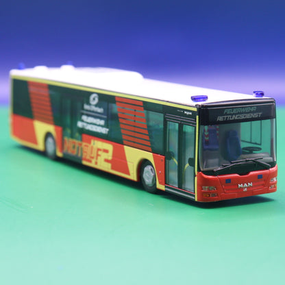 MAN Lions City - Feuerwehr Rettungsdienst Kreis Offenbach - Notruf 112 - Modellbus Rietze 72741