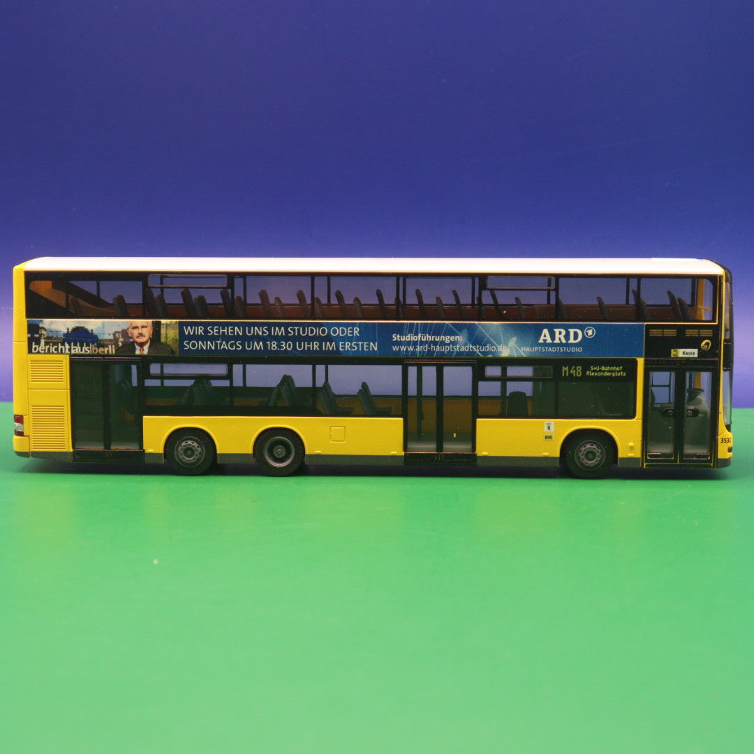 MAN Lions City DL 07 - BVG Berlin - ARD - Linie M48 S+U Bahnhof Alexanderplatz - Modellbus Rietze 67739