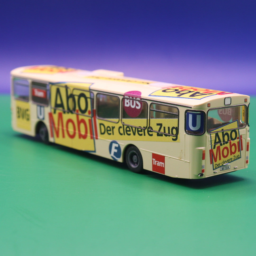 Mercedes Benz O305 - BVG Berlin - Abo Mobil - Der clevere Zug - Modellbus Rietze