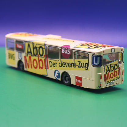 Mercedes Benz O305 - BVG Berlin - Abo Mobil - Der clevere Zug - Modellbus Rietze