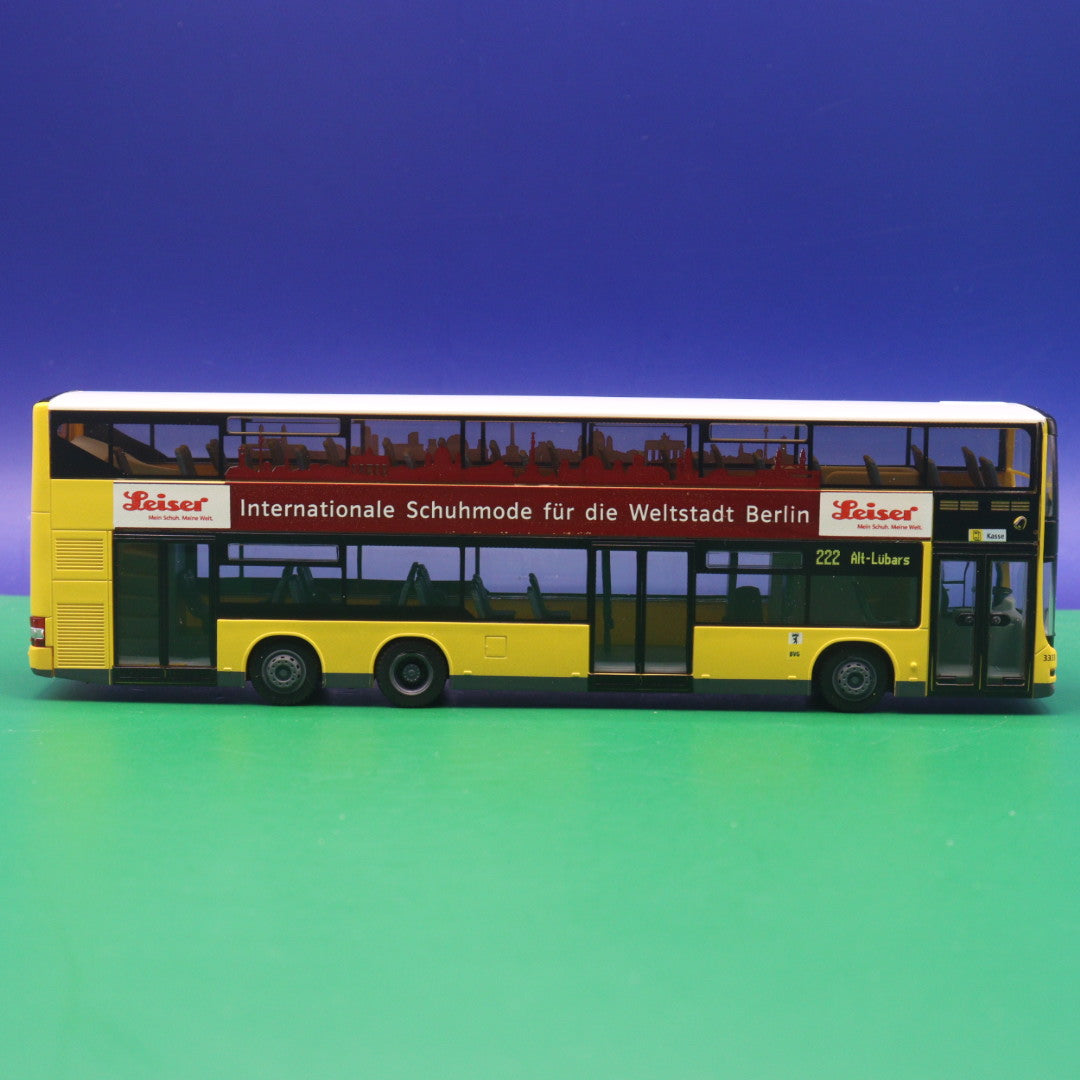 MAN DL07 - BVG Berlin - Leiser Schuhmode - Linie 222 Alt-Lübars - Modellbus Rietze 67733