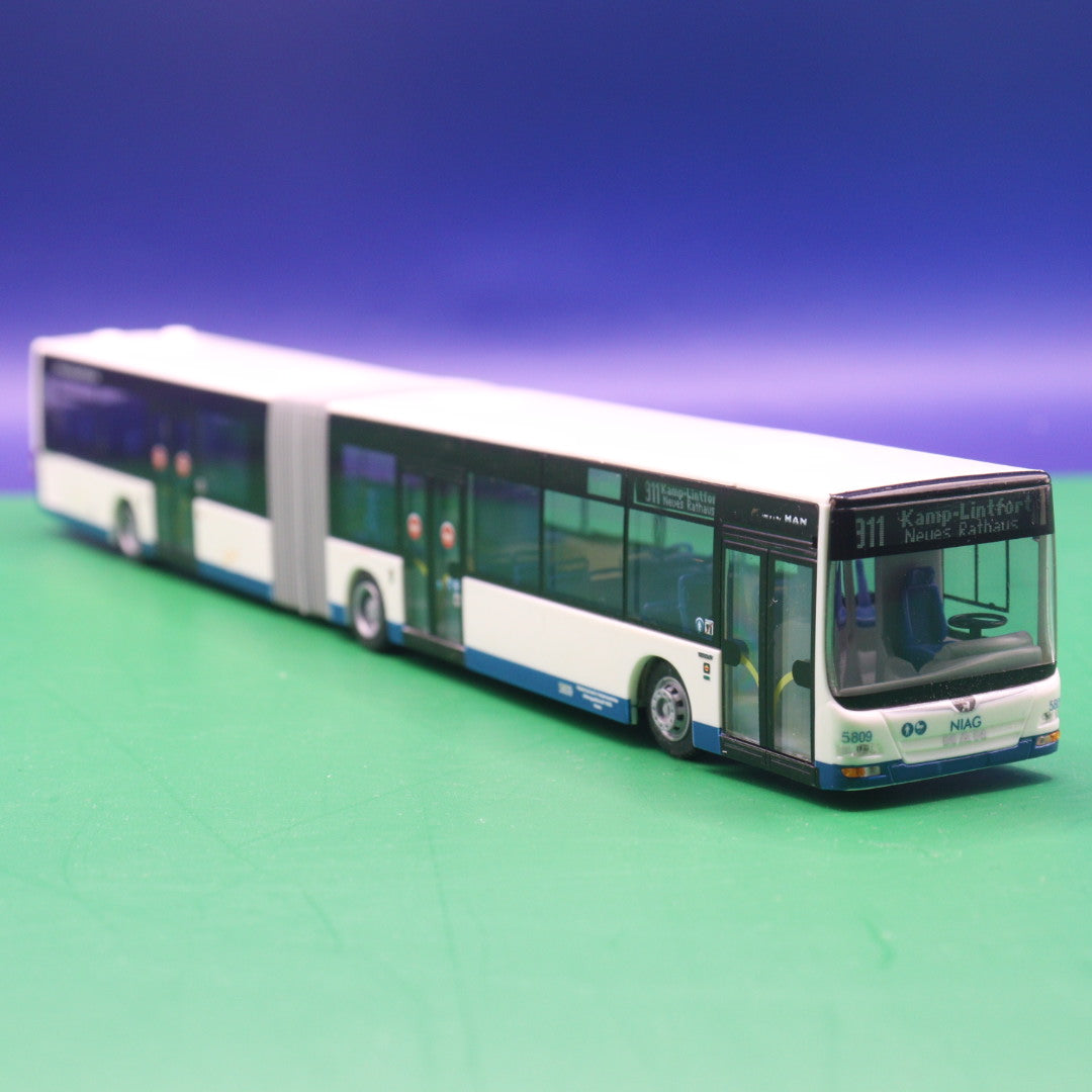 MAN Lions City G - NIAG Moers - Linie 911 Kamp Lintfort - Modellbus Rietze (Ohne OVP / Ohne Zurüstteile)
